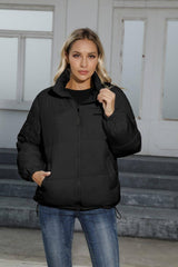 Plus Size Women's Thermal Cotton-padded Coat-6