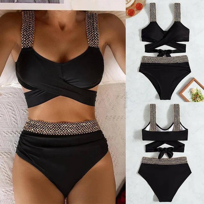 Riseado Sexy Push Up Swimsuit One Piece Swimwear Women 2023-S0123-8