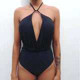 Se Women Swimwear Bikini Swimsuit Monokini One Piece Beach-18130D1-1