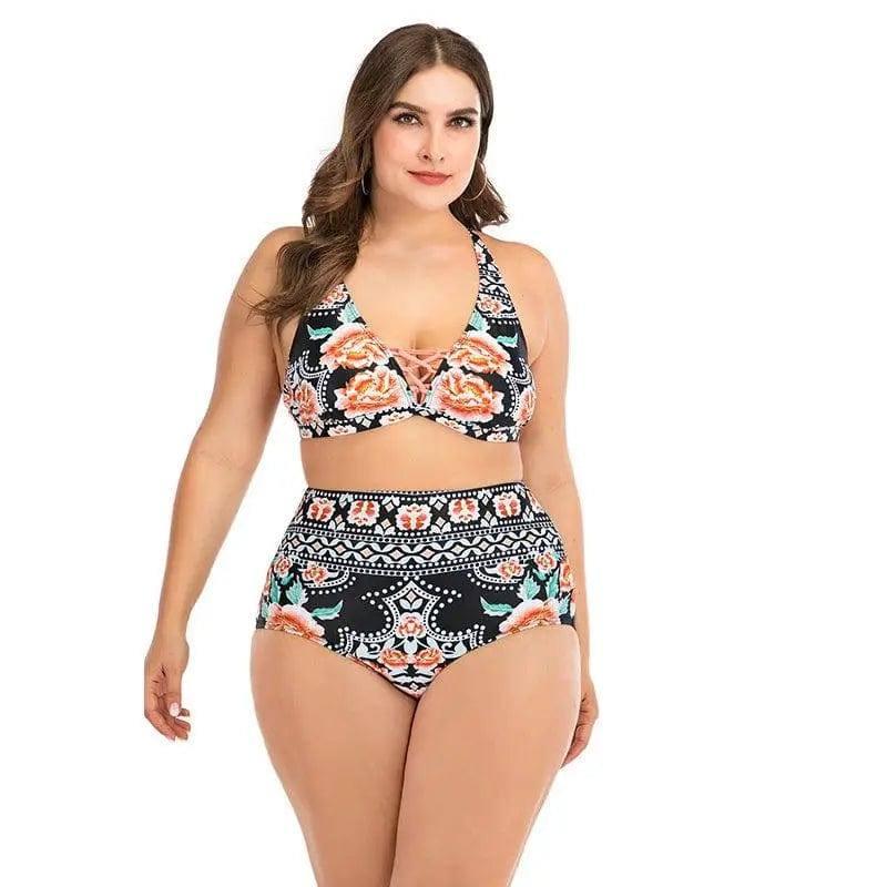 Sexy big cup ladies swimwear swimsuit-A8821-4