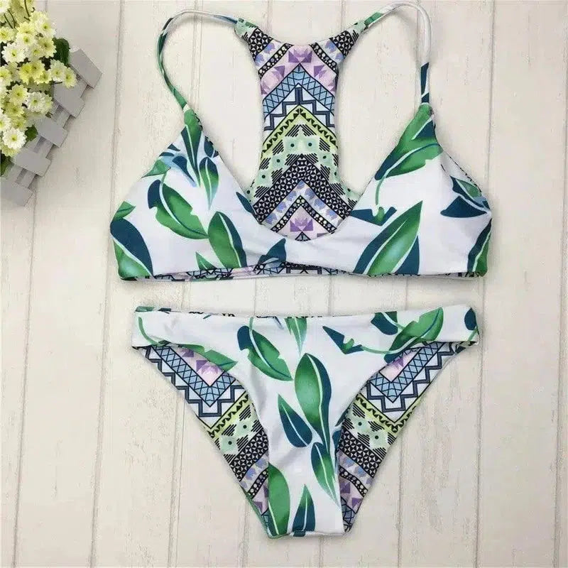 Brazilian Bikinis Women Swimsuit Double-sided printing-2