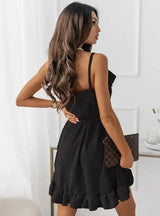 LOVEMI - Sexy Fashion Suspender Dress