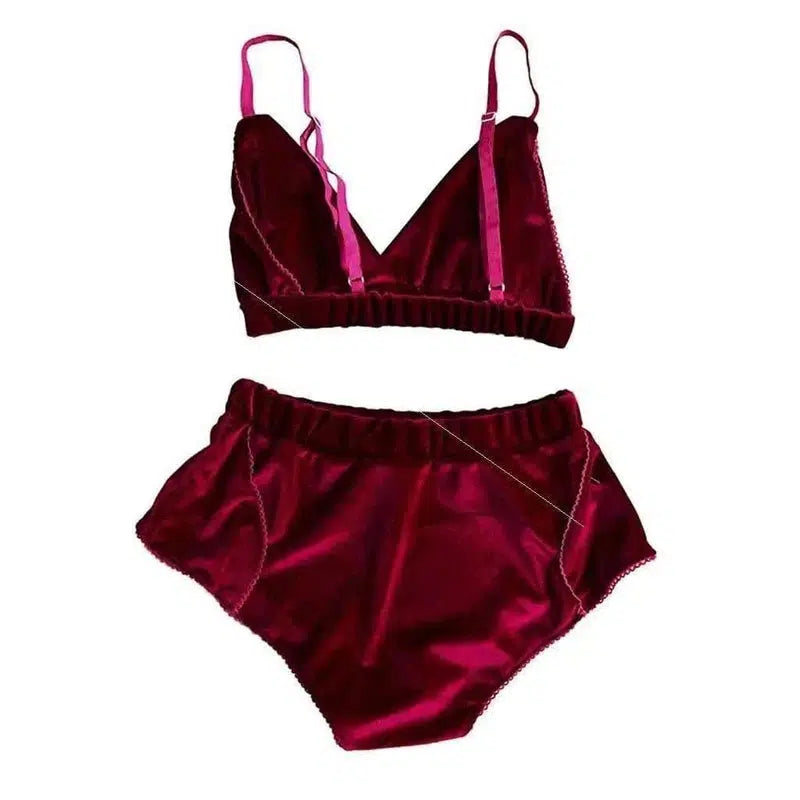 lingerie female summer bikini suit sex suit-WineRed-4