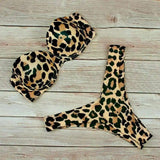 Solid Color Hard Wrap Leopard Print Breast Wrap Foreign-3color-2