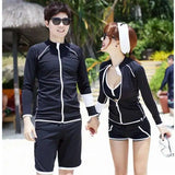 South Korea's new wetsuit jellyfish lovers'suits split-Ladysshirt-4