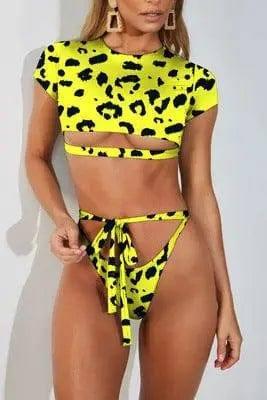 Sports bikini-Yellowleopard-6