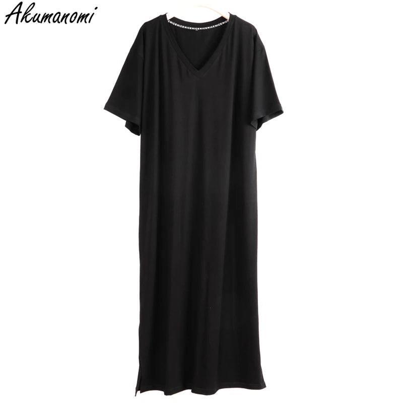 Stylish T-Shirt Dresses for Every Occasion-black-7