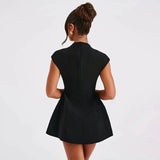 Chic Black Mini Dress | Trendy & Stylish Fit-6