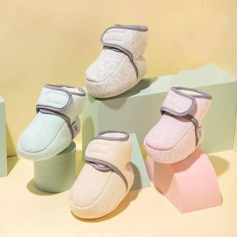 LOVEMI - Velcro with Soft Soles for Baby Does Not Come Off Cotton