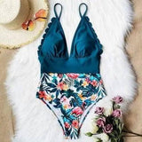 Women swimwear Swimsuit Bikini Sexy Plus Size OnePiece-A-1