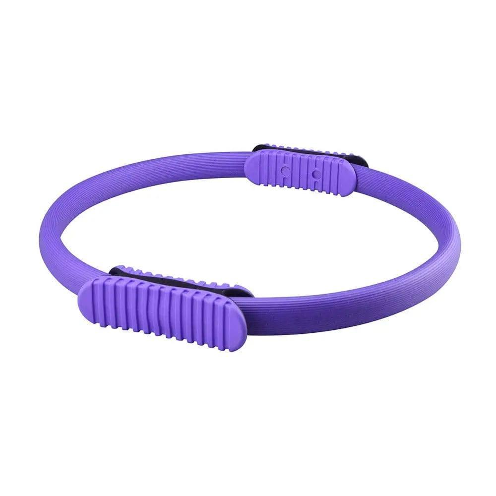 Yoga Pilates Ring Gym Bag Rubber Yoga Ring-Purple-7