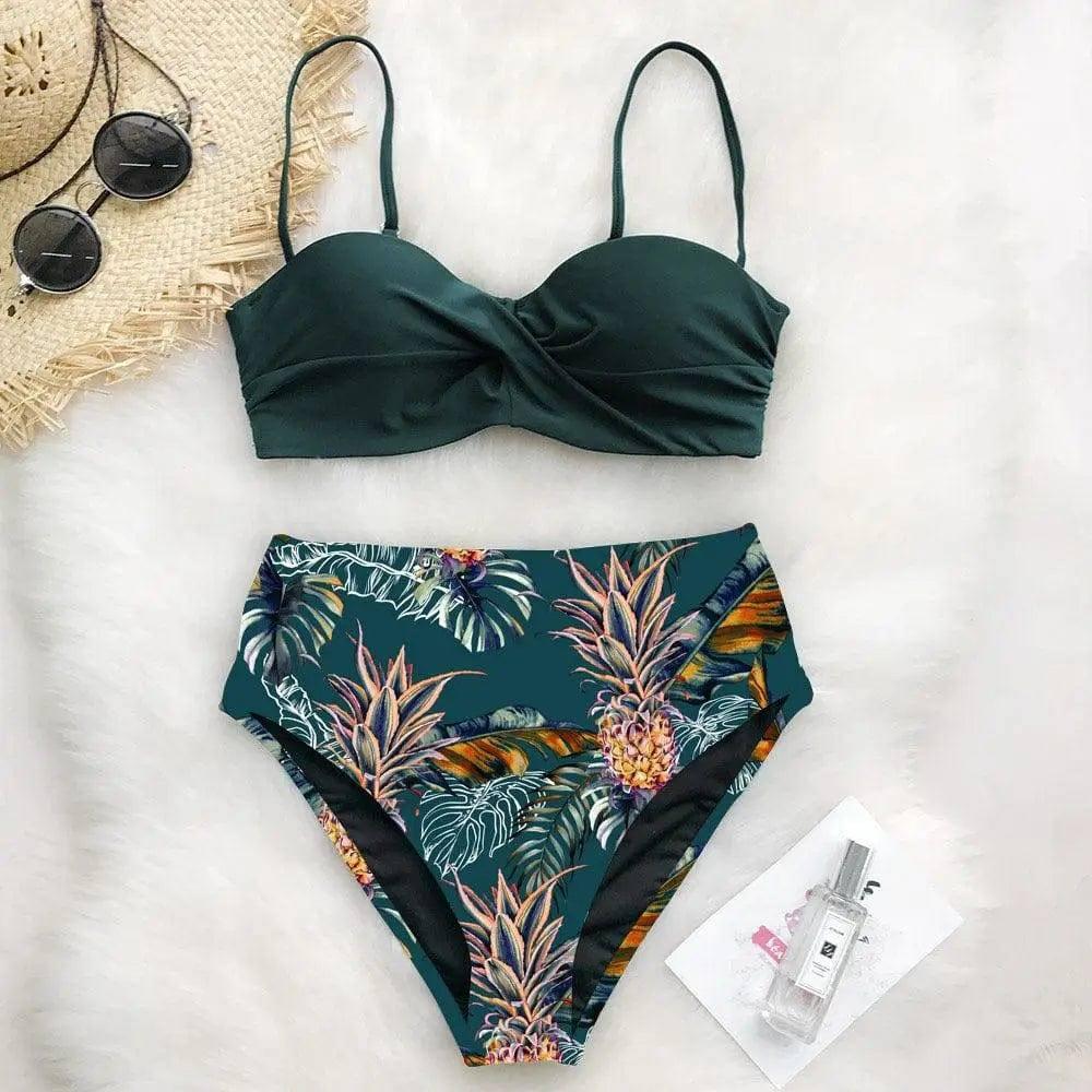 Printed bikini swimsuit-C-3